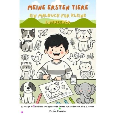 Abbildung von Ein Malbuch für kleine Entdecker Meine ersten Tiere: 33 lustige Ausmalbilder und spannende Fakten Kinder von 3 bis 6 Jahren