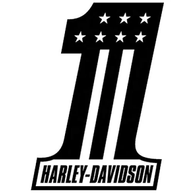 Abbildung von Retrolo Sticker für Harley Davidson One Helm