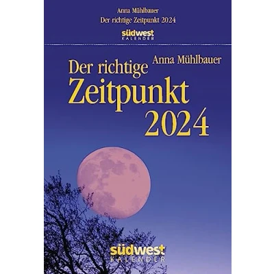 Abbildung von Der richtige Zeitpunkt 2024 Tagesabreißkalender zum Aufhängen, mit nachhaltiger Pappaufhängung