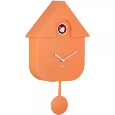 Abbildung von [DL] Wall Clock Modern Cuckoo ABS Soft orange