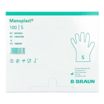 Abbildung von Manuplast PE Handschuhe Gr. S 100