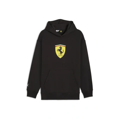 Abbildung von PUMA Scuderia Ferrari Sportswear Shield Hoodie Men, Motorsport, Schwarz, S