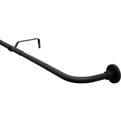 Abbildung von GARDINIA Gardinenstange &quot;Gardinenstangen Set Lisa 1 Lauf mit Bogen Ø 19 mm&quot;, läufig läufig, Fixmaß,