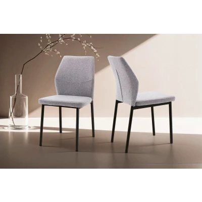 Abbildung von Home affaire Esszimmerstuhl &quot;Lumos&quot;, (Set), 2 St., Webstoff, Webstoff in vielen Farben erhältlich mit stabilem Metalluntergestell
