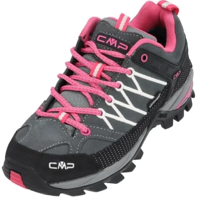 Abbildung von CMP Rigel LOW Trekking Shoes WP Hikingschuh, Damen, Größe: 40, Grey/fuxia/ice Schuhe