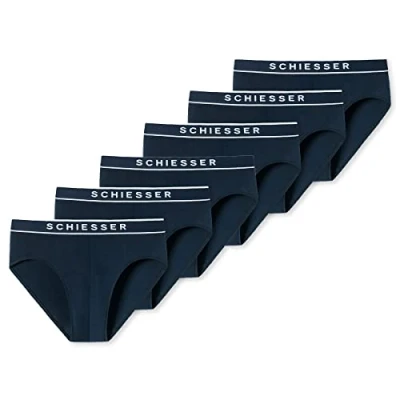 Abbildung von Schiesser 95/5 Organic Cotton Rio Slip/Unterhose 6er Pack (5 Dunkelblau)
