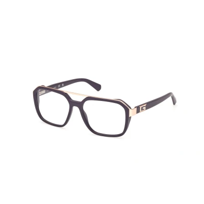 Abbildung von Guess Herren GU50138 082 Rahmen von BRILLEN Acetat Violett Quadratisch Normal