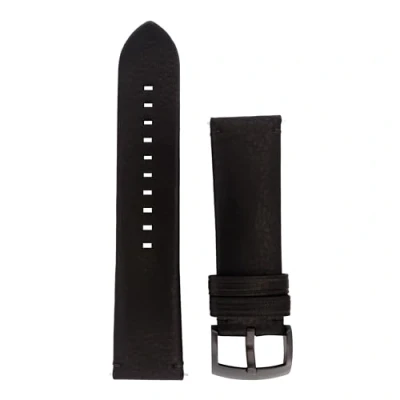 Abbildung von Emporio Armani Armbanduhren für Herren 22mm, Schwarz Leder, original ersatzband AR2461