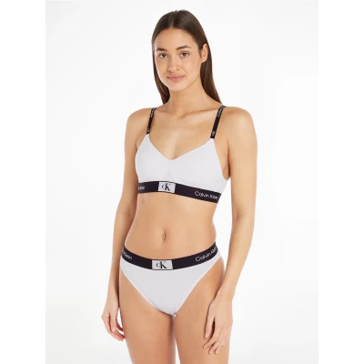 Abbildung von Calvin Klein Underwear Lined Bralette Tshirt BH, Damen, Größe: Large, White