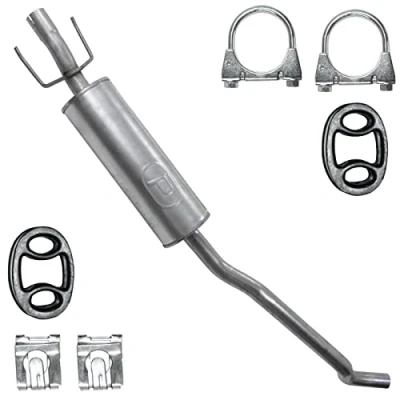 Abbildung von Mitteltopf Auspuff für Opel Corsa 2 II B Tigra 1 I 1.2 1.4 1.5 D 1.6 1.7