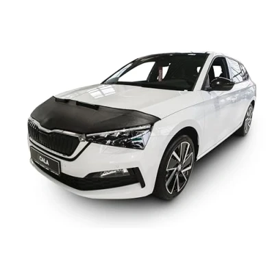 Abbildung von AB3 00439 Auto Bra kompatibel mit Skoda Scala Bj. ab 2018 Haubenbra Steinschlagschutz Tuning Bonnet