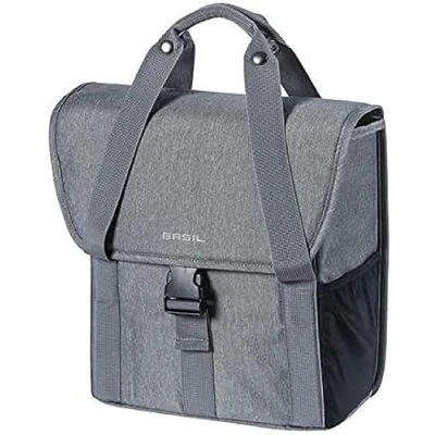 Abbildung von Fahrradtasche Basil GO Single Bag 16 Liter 33 X 17 41 Cm Grau