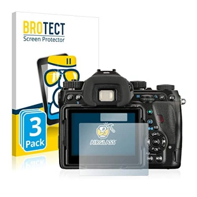 Abbildung von BROTECT Schutzglas für Pentax K 1 (3 Stück) Schutzfolie Panzer Folie Glas [Extrem Kratzfest 9H, Anti Fingerprint, Ultra Transparent]