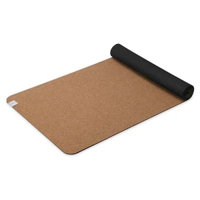 Abbildung von Gaiam Yogamatte, Kork mit ungiftiger Gummi Rückseite, natürlicher, nachhaltiger Kork, widersteht Keimen und Gerüchen ideal für Hot Yoga, Pilates (162 cm x 61 5 mm dick)