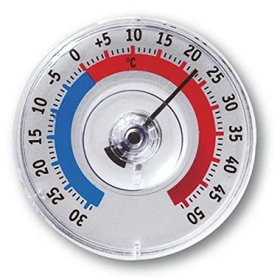 Abbildung von TFA Dostmann Twatcher Fensterthermometer, 14.6009.30, außen, wetterfest, L 80 x B H 27 mm