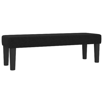 Abbildung von vidaXL Sitzbank Schwarz 100x30x30 cm Stoff
