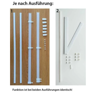 Abbildung von Schiebegardine, Gardinenbox, Paneelwagen (1 St), blickdicht, Flächenvorhang Raumteiler Mikrofaser Blickdicht inkl. Beschwerungsstange 85600N