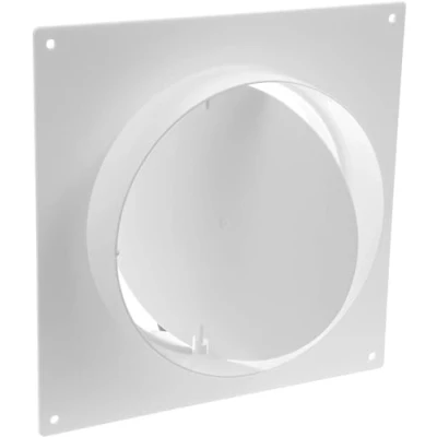 Abbildung von 125 mm Rohrverbinderflansch, Kunststoff, gerader Rohrflansch für Heizung, Kühlung, Belüftungssystem (12,5 cm mit Ventil)