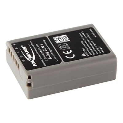 Abbildung von ANSMANN A Oly BLN 1 Li Ion Digicam Akku 7,4 V / 1140 mAh für Olympus Foto Digitalkamera Zweitakku Fotokamera, ideal Fotografie Schutz vor Kurzschluss, Überspannung, Überladung