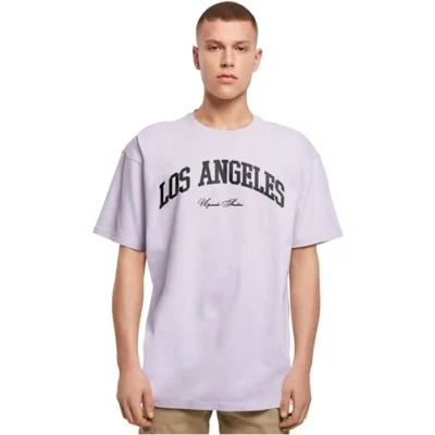 Abbildung von Upscale by Mister Tee L A College Tshirt print, Herren, Größe: XXL, Lilac