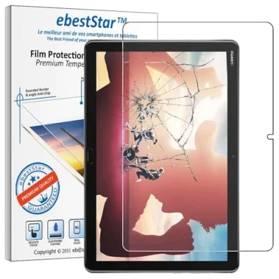 Abbildung von ebestStar kompatibel mit Huawei MediaPad M5 Lite 10.1 Panzer Schutz Glas Tablet Schutzfolie, 9H gehärte Schutzglas, HD Displayschutz, Ultrabeständig