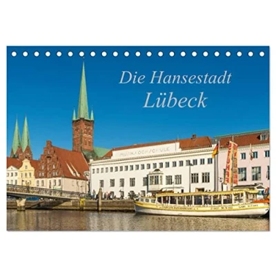Abbildung von Die Hansestadt Lübeck (Tischkalender 2025 DIN A5 quer), CALVENDO Monatskalender