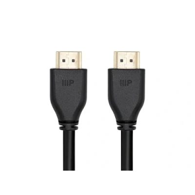 Abbildung von Monoprice 8K zertifiziertes Ultra High Speed HDMI 2.1 Kabel 4,5 m Schwarz (5 Stück) 48 Gbit/s, kompatibel mit Sony PlayStation, Microsoft Xbox Series X und S