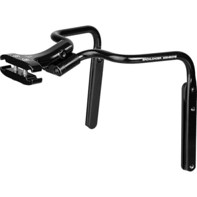 Abbildung von TOPEAK Unisex Erwachsene BackLoader Querlenker, Anti Swap Hinterradpacktasche Stabilisator, Aluminium, mit 2 Sets Flaschenhalter Montage Bossen Satteltasche, Black, One Size