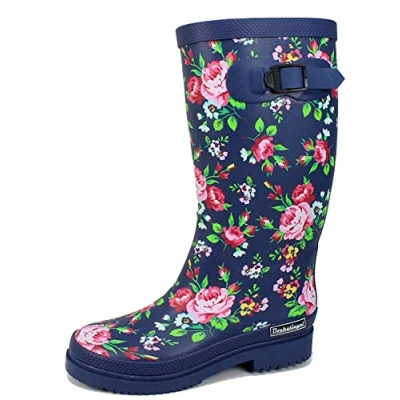 Abbildung von Saliha Stiefel, Damen, Größe: 42, Dunkelblau/multi Schuhe