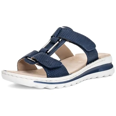 Abbildung von ara Pantolette flach, Damen, Größe: 35, Blue Schuhe