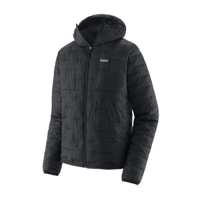 Abbildung von Patagonia Micro PUFF Hoody Winterjacke, Herren, Größe: XL, Black