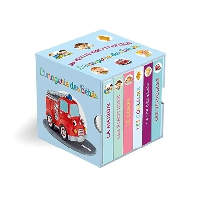 Abbildung von Ma petite bibliothèque des bébés: 6 volumes : La maison, Les émotions, Le corps, couleurs, vie bébés, véhicules