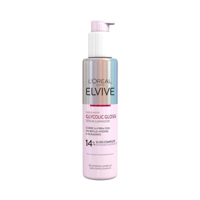 Abbildung von L&#039;Oréal Paris Elvive Glycolic Gloss Serum mit Glykolsäure, weiches und glänzendes Haar