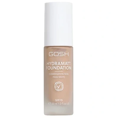 Abbildung von GOSH Foundation mit LSF 15 für helle &amp; dunkle Haut, vegan I Mattierendes Make up trockene, sensible ölige Haut wisch und schweißfest, ölfrei Deckkraft regulierbar, kein Maskeneffekt 006R