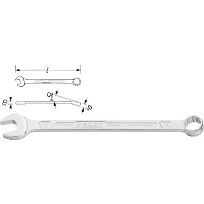 Abbildung von HAZET 600NA 3/8 Ring / Gabelschlüssel sup3/supsub8/sub
