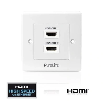 Abbildung von 0 PureLink HDMI Anschlußdose PureInstall 2 fach