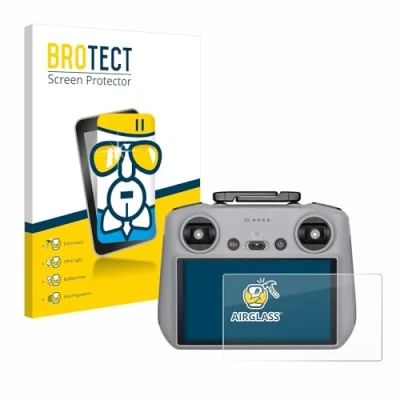 Abbildung von BROTECT Schutzglas für DJI RC 2 Schutzfolie Panzer Folie Glas [Extrem Kratzfest 9H, Anti Fingerprint, Ultra Transparent]