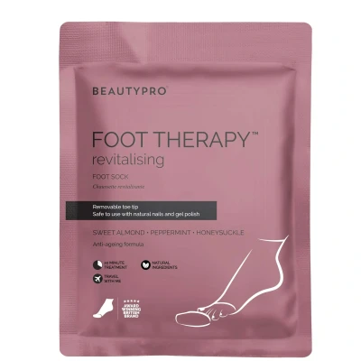 Abbildung von BeautyPro Foot Therapy Collagen Infused Bootie with Removable Toe Tip (1 Paar)