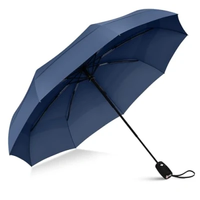 Abbildung von Repel Umbrella Windproof Travel Umbrellas for Rain Easy Auto Open Close, Durable &amp; Compact Umbrella, Strong Fiberglass Frame, Waterproof Canopy Backpack, Purse, Portable