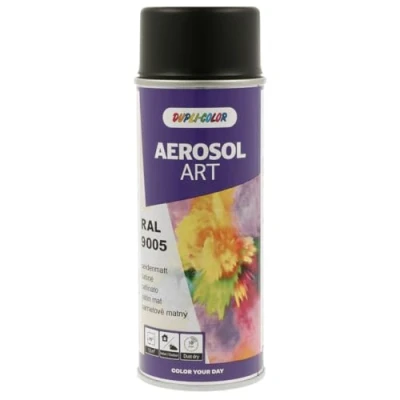 Abbildung von Dupli Color 655814 AEROSOL ART RAL 9005 tiefschwarz seidenmatt 400 ml
