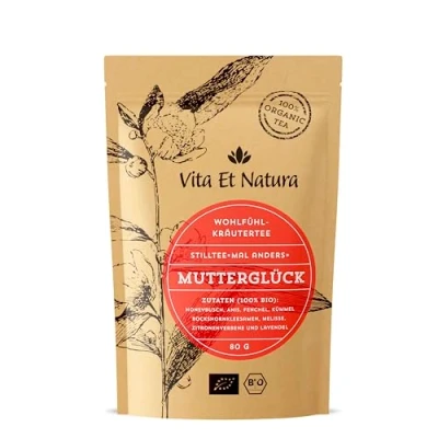 Abbildung von BIO Milchbildungs und Stilltee &quot;Mutterglück&quot; 100% biologisch koffeinfreier Tee mit Bockshornklee für die Stillzeit Geschenk Mama Vita Et Natura® Teemanufaktur