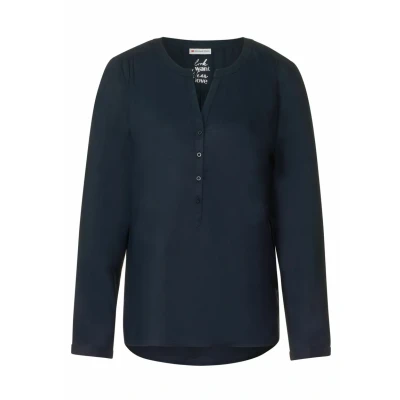 Abbildung von Street One IN Unifarbe Bluse, Damen, Größe: 44, Blau