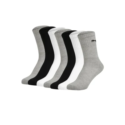 Abbildung von Puma Junior Quarter 7 PAAR Socken für Kinder, Größe: 31 34, Grey white black
