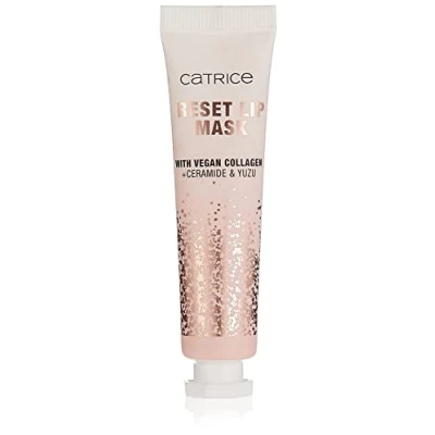 Abbildung von Catrice Holiday Skin Reset Lip Mask, transparent, Anti Aging, feuchtigkeitsspendend, glättend, mit Vitaminen, pflegend, regenerierend, reparierend, transluzent, natürlich, glänzend (15ml)