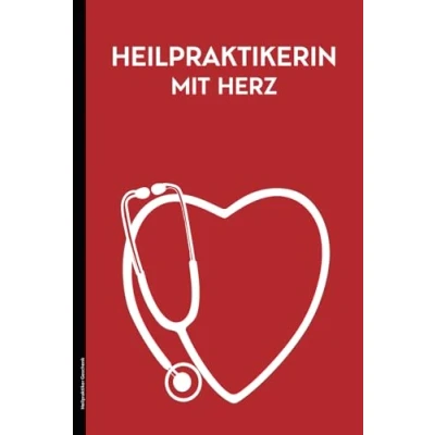 Abbildung von Heilpraktiker Geschenk: Notizbuch für Prüfung und Ausbildung in der Psychotherapie Psychologie ein praktisches Buch zum Notieren Ausfüllen Frauen die Heilpraktikerin werden