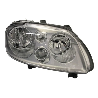 Abbildung von TYC 20 0387 05 2 Scheinwerfer rechts H7/H7 mit Elektromotor, Lampenträger VOLKSWAGEN: Touran I, Caddy 3 Kombi, Kastenwagen