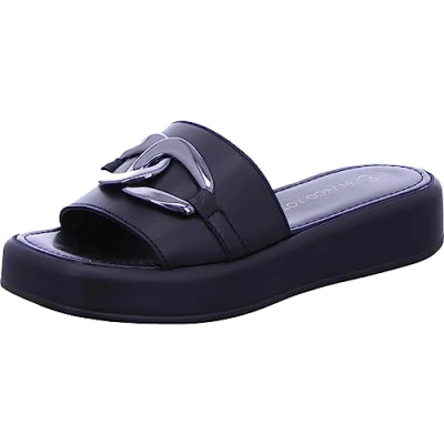 Abbildung von Marco Tozzi Pantolette flach, Damen, Größe: 36, Black Schuhe