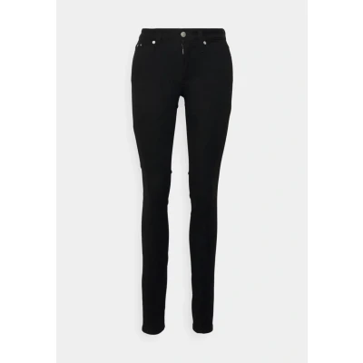 Abbildung von Calvin Klein Jeans MID RISE Skinny Fit, Damen, Größe: 34x30, Denim black