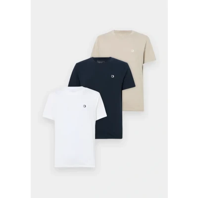 Abbildung von TOM Tailor Denim 3 PACK Tshirt basic, Herren, Größe: Small, White