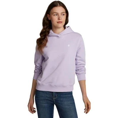 Abbildung von Calvin Klein Jeans Badge Regular Hoodie Sweatshirt, Damen, Größe: XS, Pastel lilac